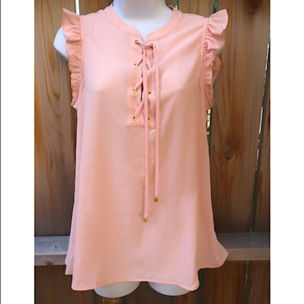 🌸Michael Kors sleeveless top, dusty coral🌸